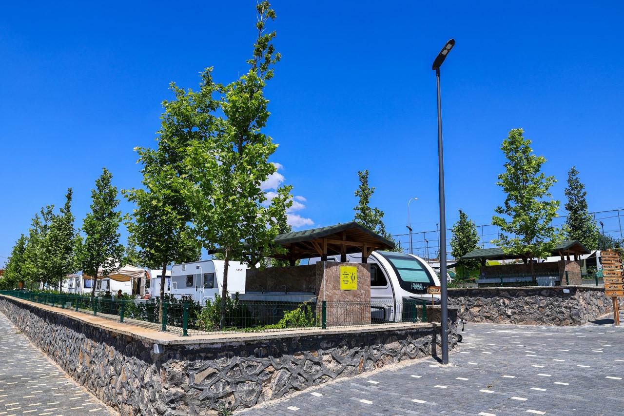 Alleben Karavan Park doğa ile iç içe.