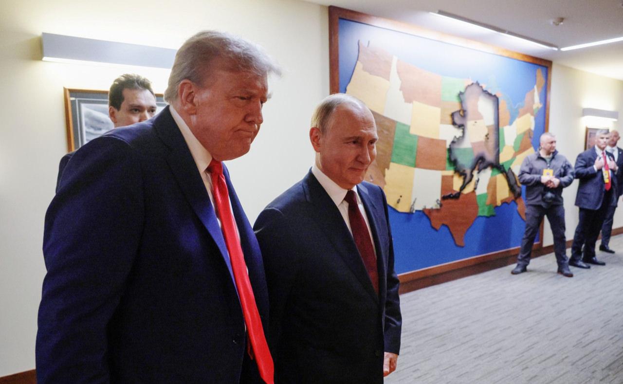 ABD Başkanı trump ve Rusya Devlet Başkanı Putin