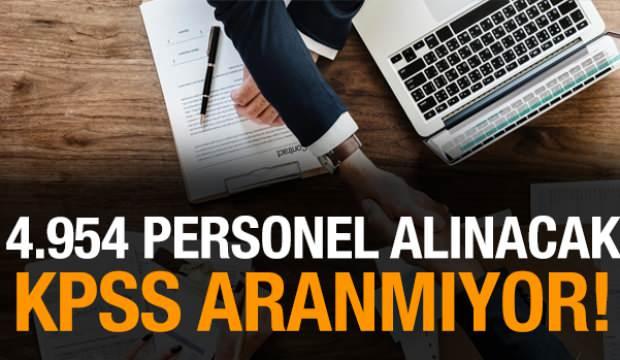 KPSS şartı yok! İŞKUR 4 BİN 954 personel alacak: İşte gerekli şartlar