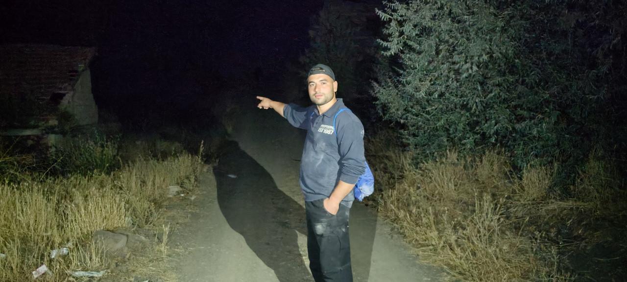  İbrahim Koyuncu (26), cinli köye gitti. 