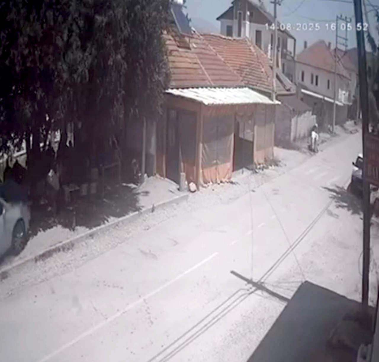 Kaza yerinden görüntü