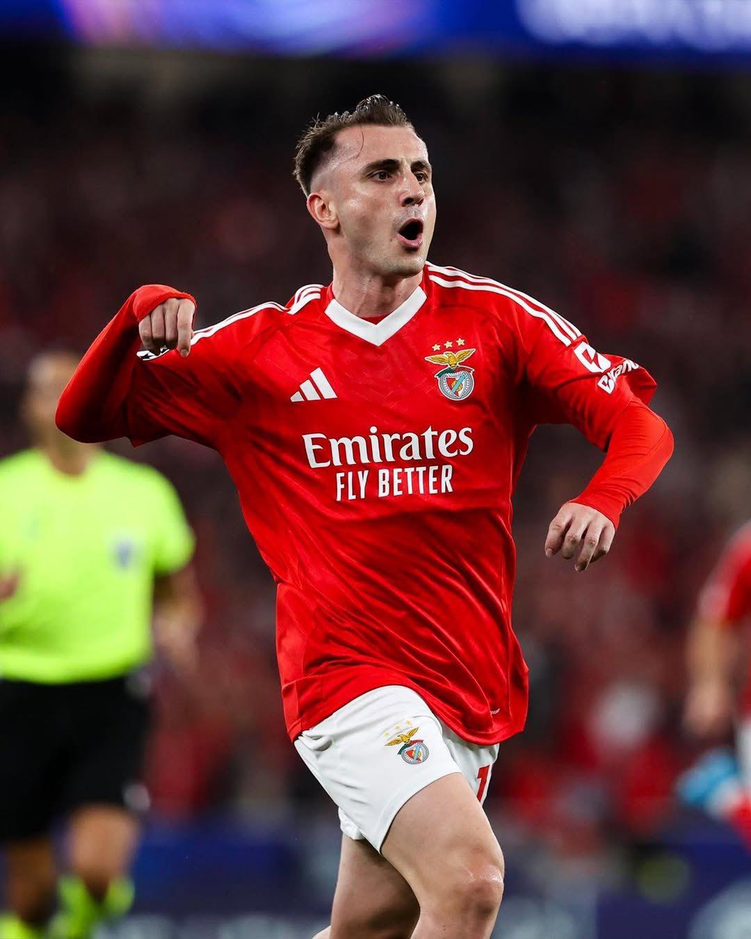 Benfica'nın milli futbolcusu Kerem Aktürkoğlu