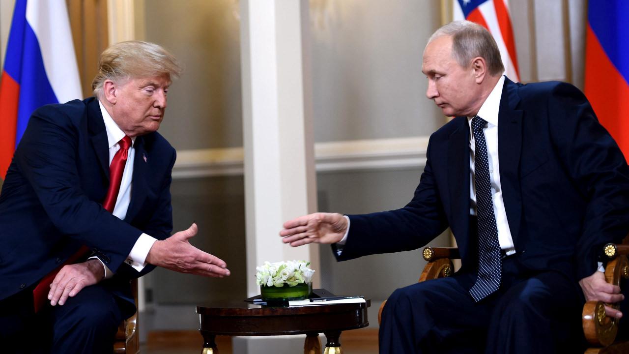Donald Trump ile Vladimir Putin