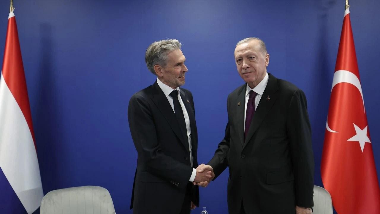 Cumhurbaşkanı Erdoğan ve Hollanda Başbakanı Dick Schoof