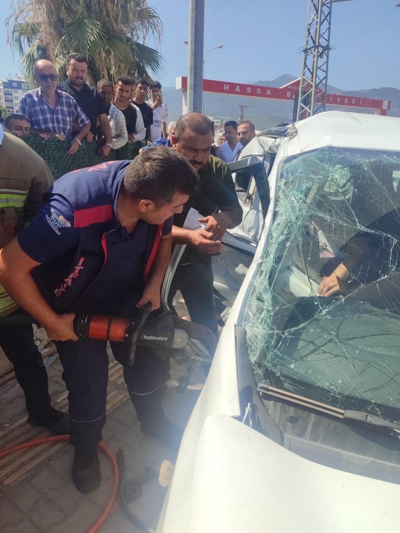 Kaza yerinden görüntüler