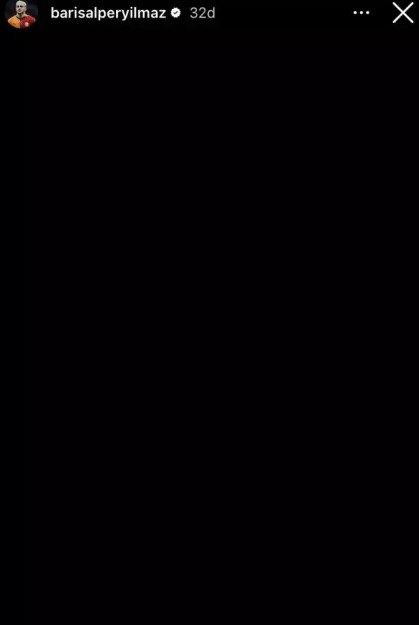 Barış Alper Yılmaz'ın İnstagram paylaşımı