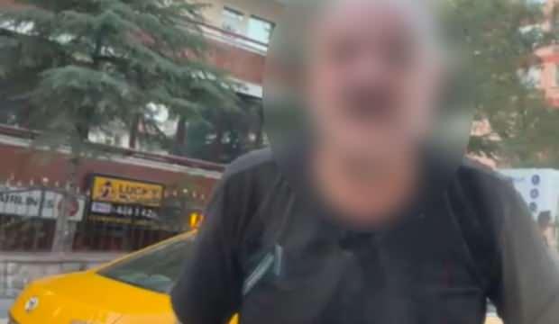 Ankara'da trafikte 'yol verme' kavgasında aracı yumrukladı; o anlar kamerada