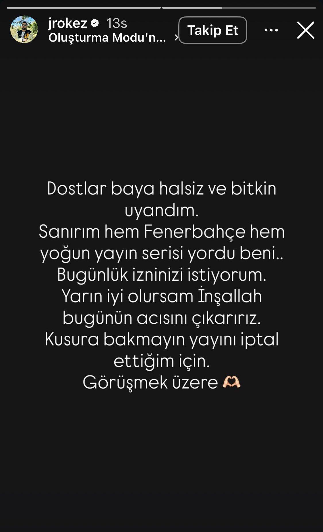 Hayatını kaybeden Oğuzhan Dalgakıran’ın (Jrokez) son paylaşımı