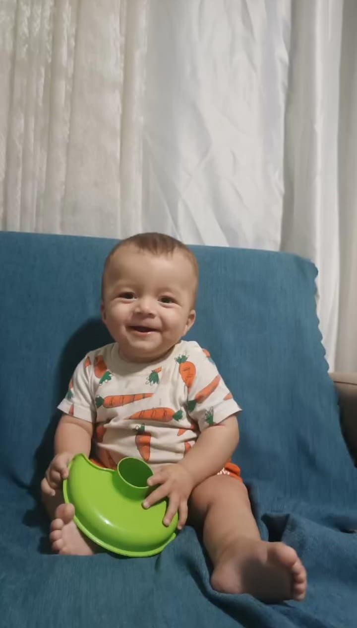 9 aylık Miran bebek.