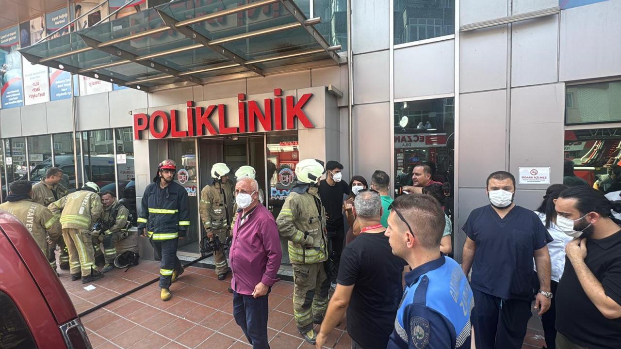 Hastaneye çok sayıda ekip sevk edildi. 