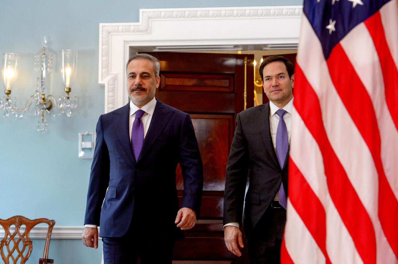 Hakan Fidan ve Marco Rubio