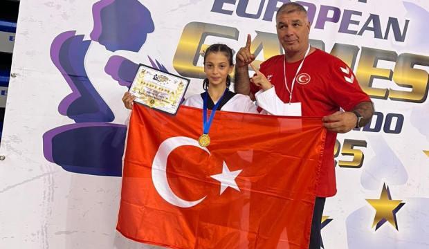 Milli sporcudan Sırbistan'da altın madalya