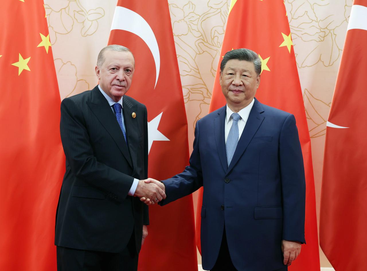Cumhurbaşkanı Erdoğan- Çin Devlet Başkanı Şi Cinping
