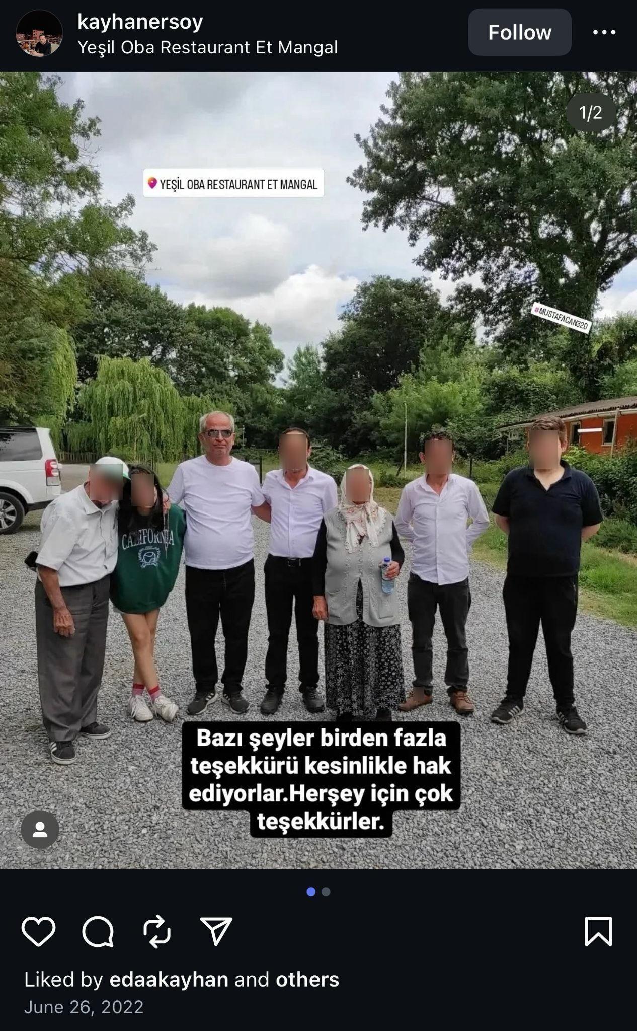 Ercan Kayhan adlı hesaptan Savcı Kayhan'ın da bulunduğu bir paylaşımda Mustafa Can Gül adlı bir hesabın etiketli olduğu görüldü