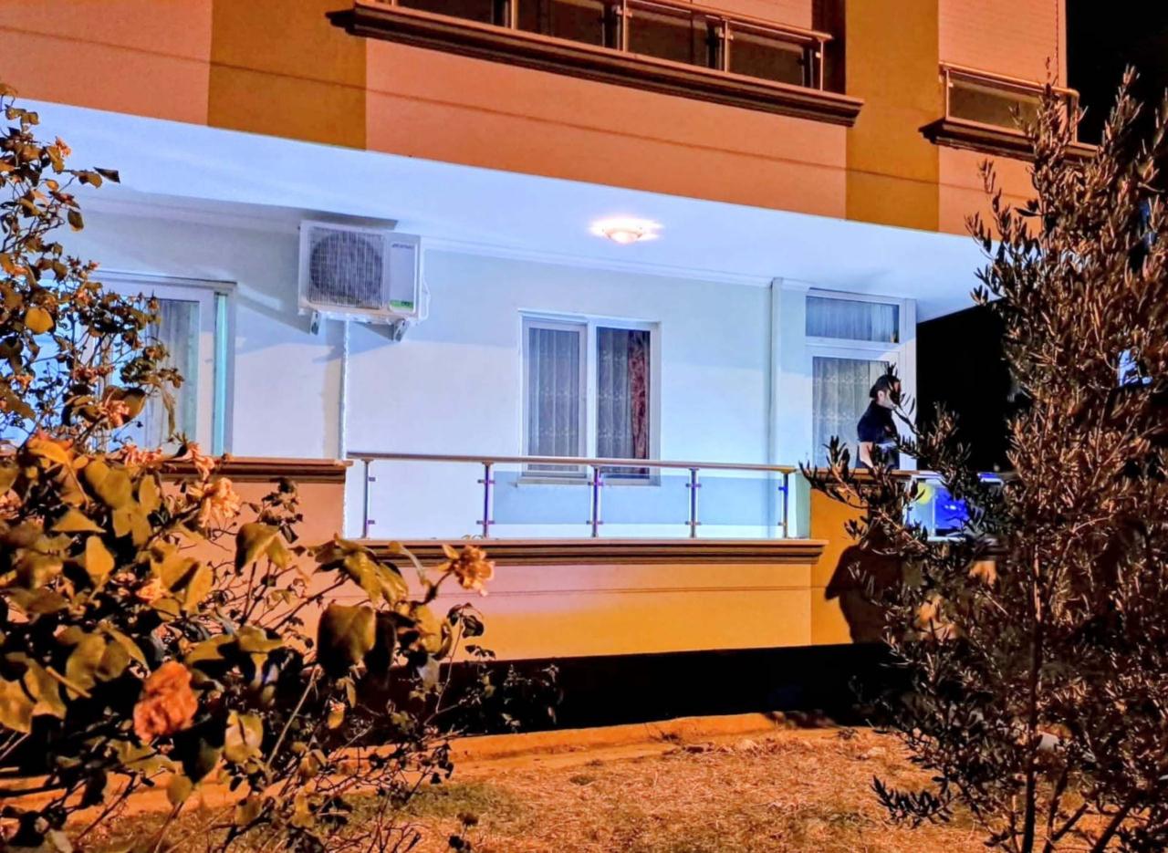 Molotofkokteyli atılan ev.