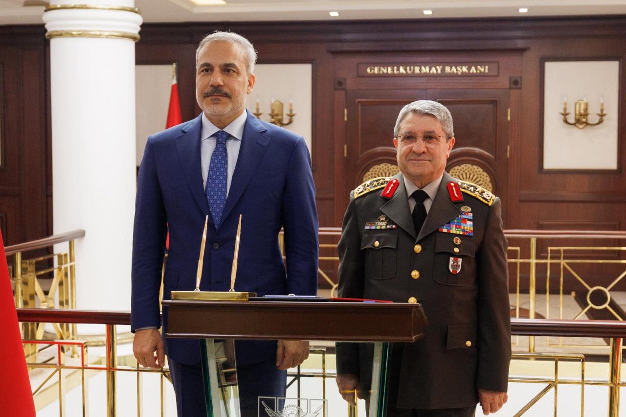 Dışişleri Bakanı Hakan Fidan ve Genelkurmay Başkanı Orgeneral Selçuk Bayraktaroğlu