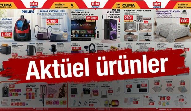 BİM Cuma Aktüel Kataloğu (5 Eylül 2025) yarın raflarda! Süpürge, Ütü, Telefon...