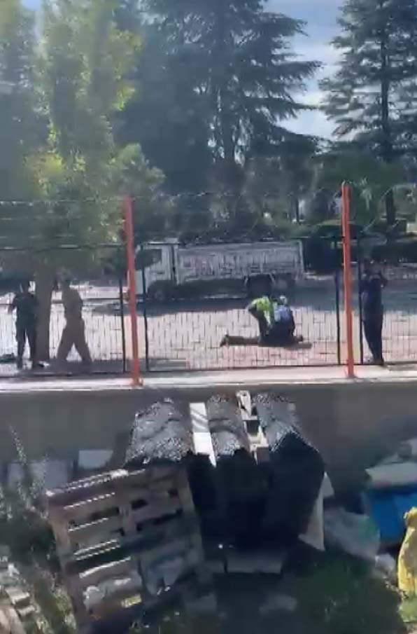Cinayetin yaşandığı olay yeri. 