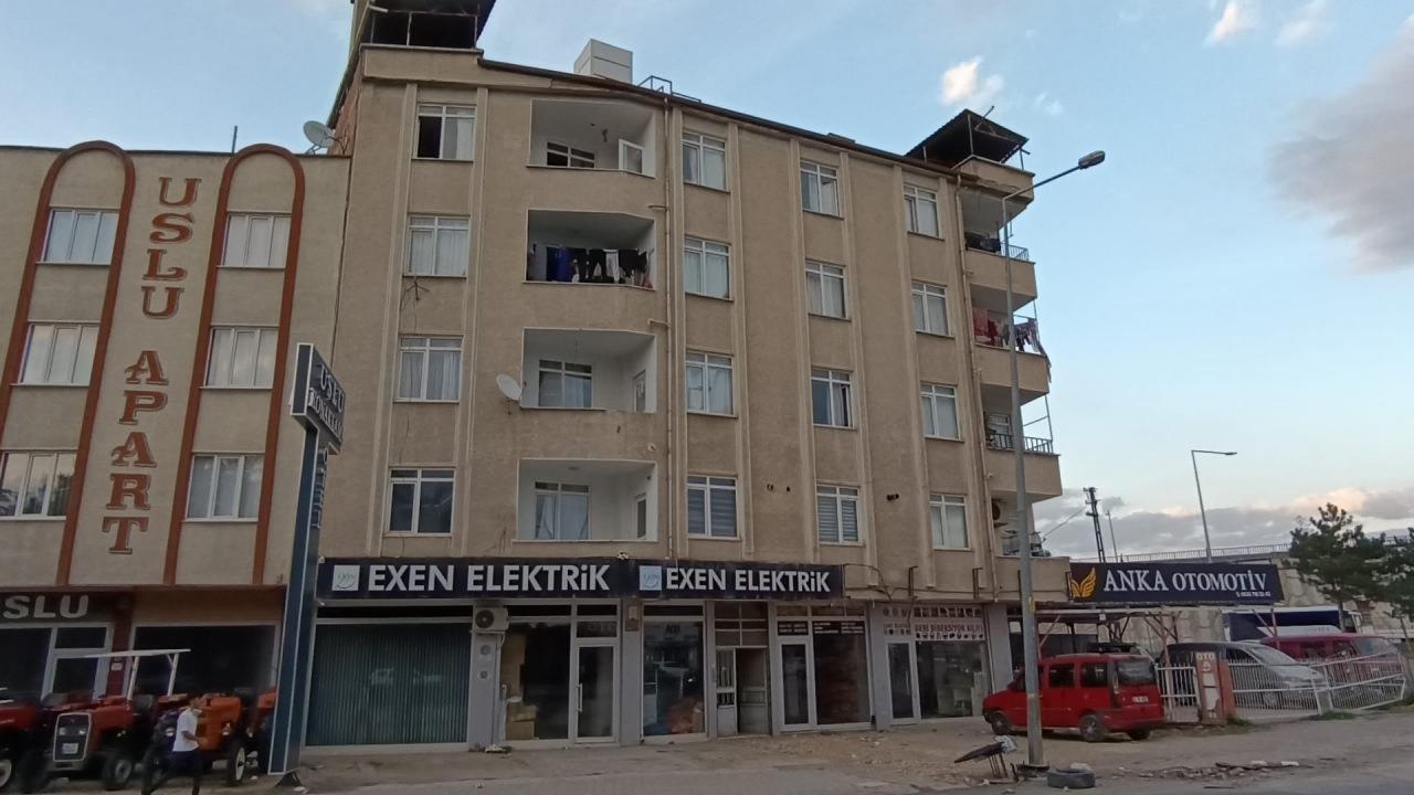 5 yaşındaki Ayea A'nın düştüğü apartman. 