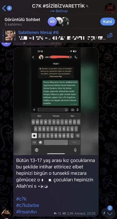 Çete üyelerinin konuşmaları...