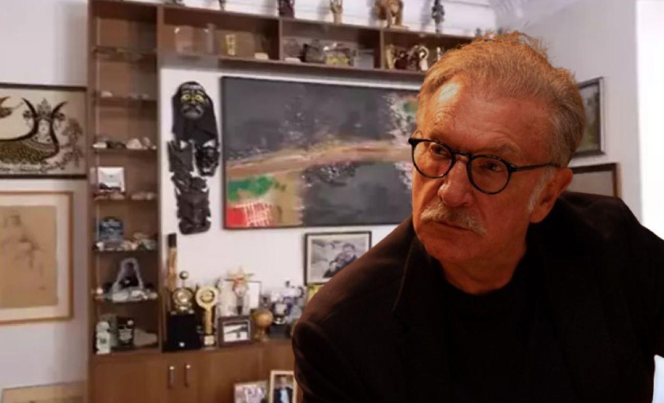 Usta oyuncu Tamer Levent'in sanat müzesini anımsatan evi göz kamaştırdı!