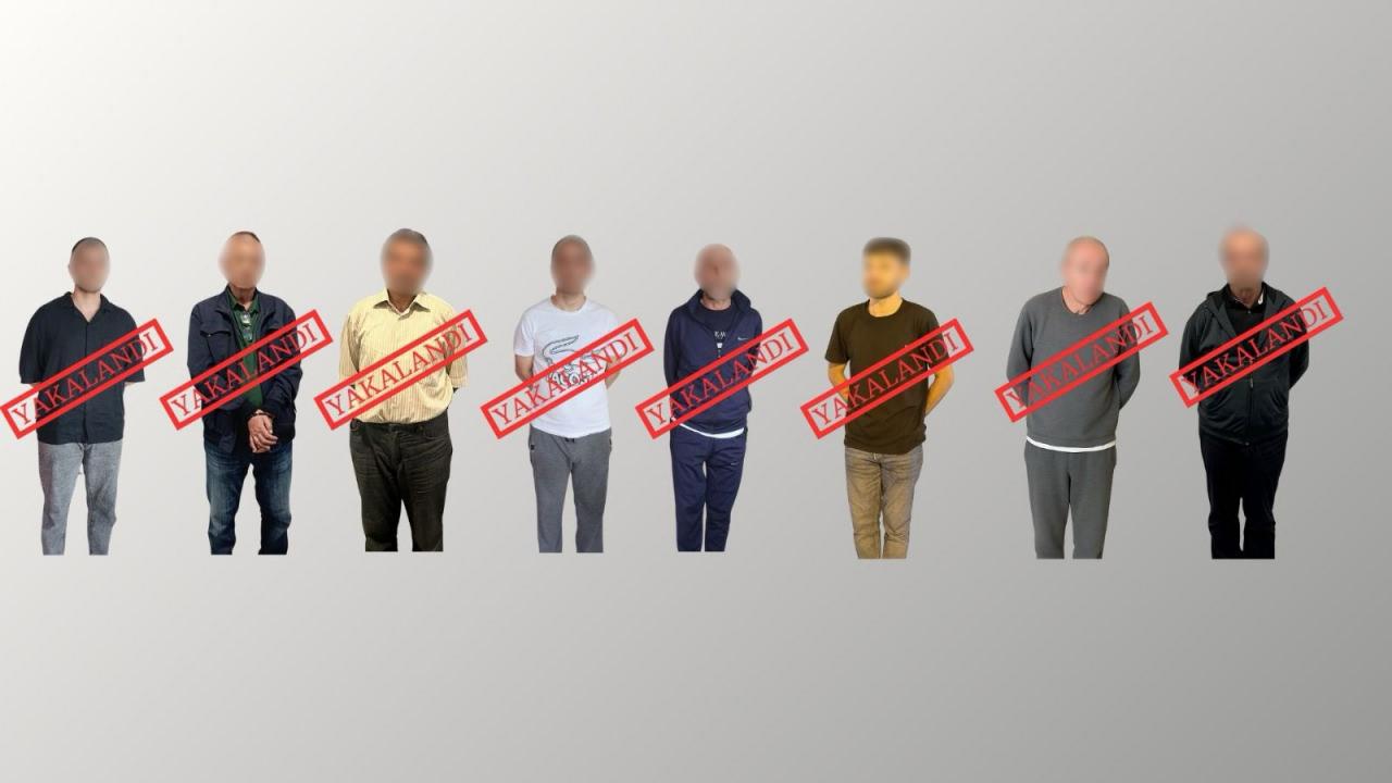 Türkiye'ye getirilen şahıslar...
