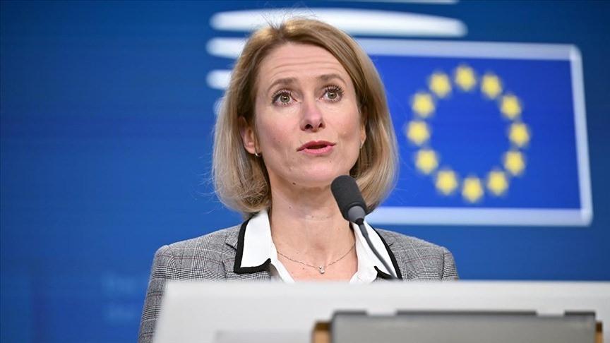 Avrupa Birliği (AB) Dış İlişkiler ve Güvenlik Politikası Yüksek Temsilcisi Kaja Kallas.