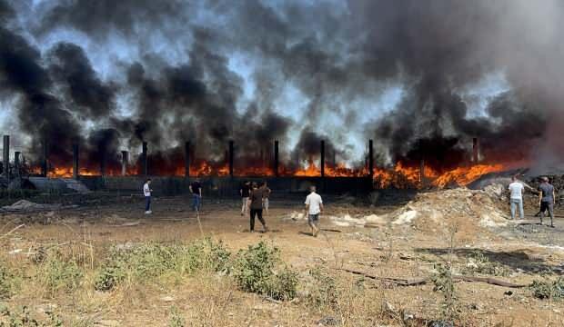  Adana'da korkutan yangın! Müdahale devam ediyor 