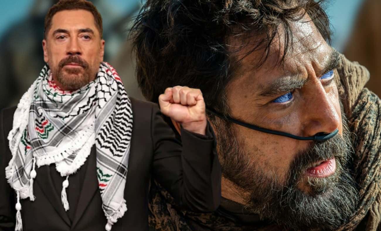 Emmy Ödülleri'ne damga vurdu! Oscarlı oyuncu Javier Bardem'den Filistin'e destek