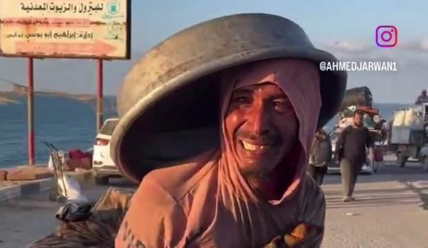 Gazzeli adam: 'Artık yürüyecek halimiz bile kalmadı'