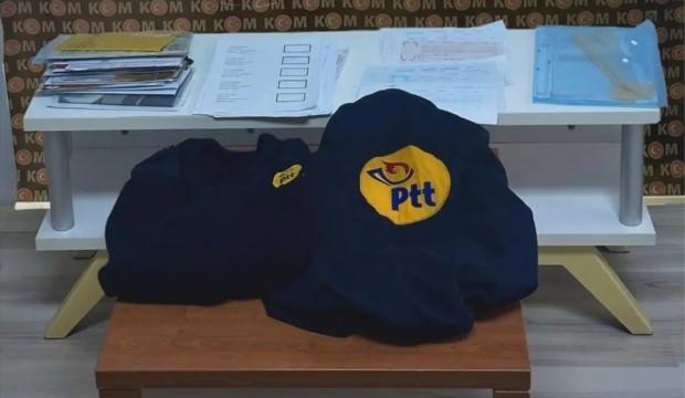 'PTT görevlisi' kıyafeti giyip dolandırıcılık yapan şüpheliye gözaltı