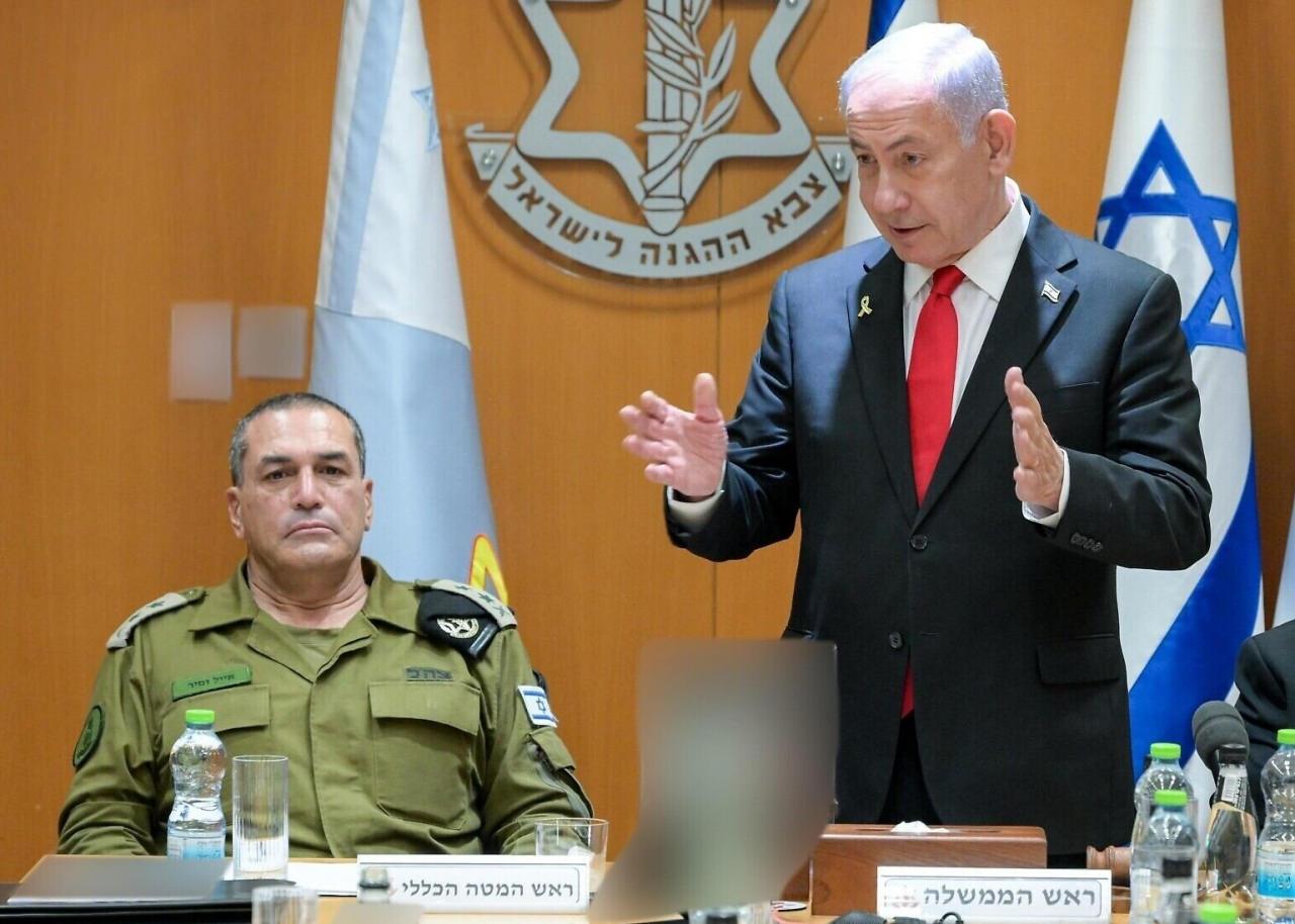 Eyal Zamir ile Benyamin Netanyahu