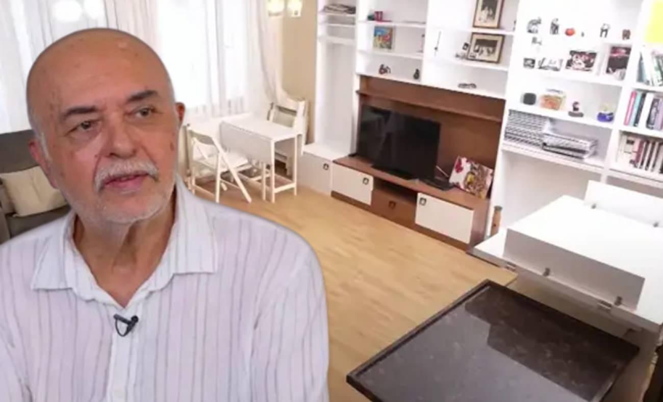 Settar Tanrıöğren'in evi gündem oldu: 2+1 dairede kedisiyle mütevazı bir hayat sürüyor