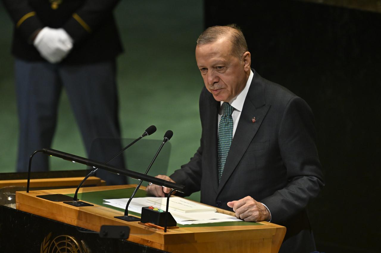 Cumhurbaşkanı Recep Tayyip Erdoğan, BM'den dünyaya sesleniyor. 