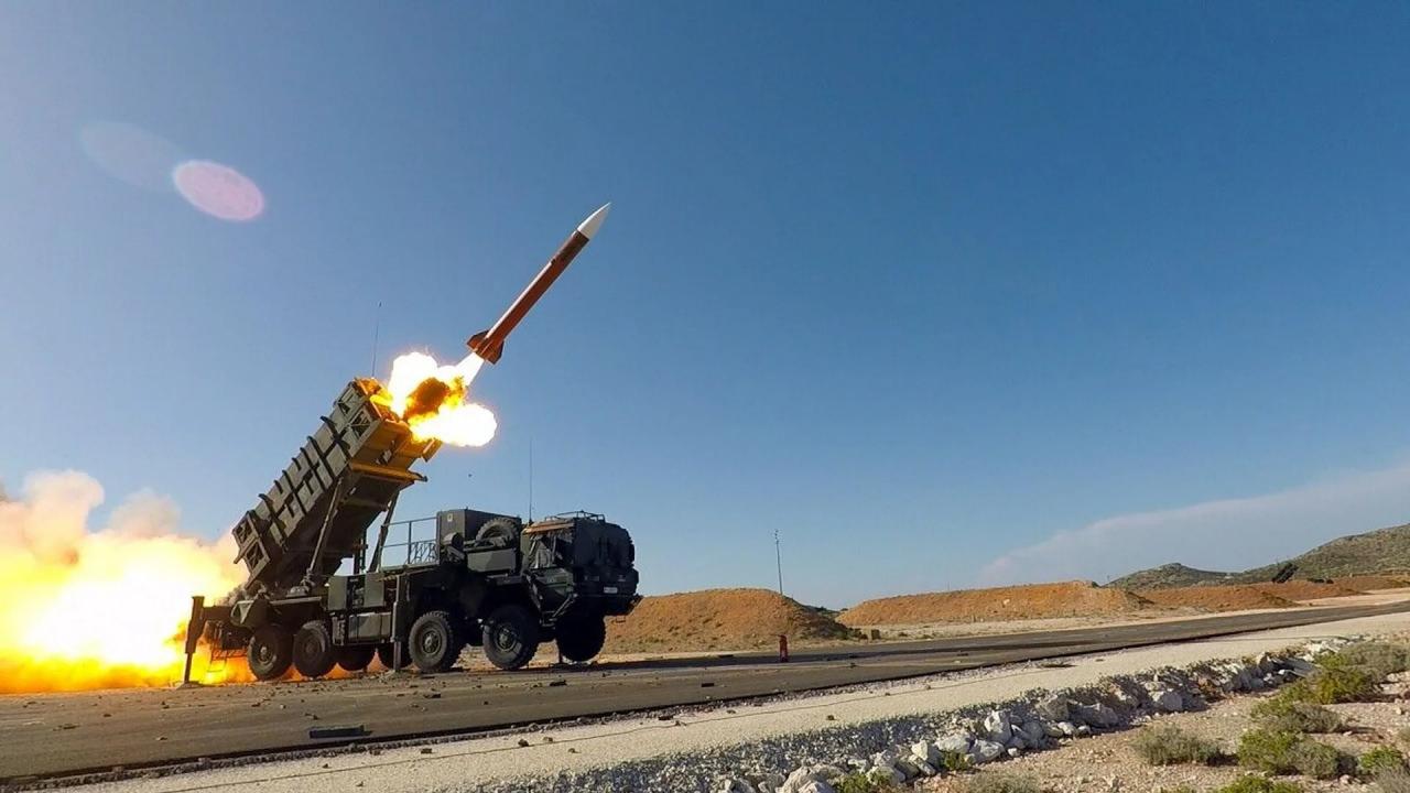 İsrail'e ait Patriot hava savunma sistemi