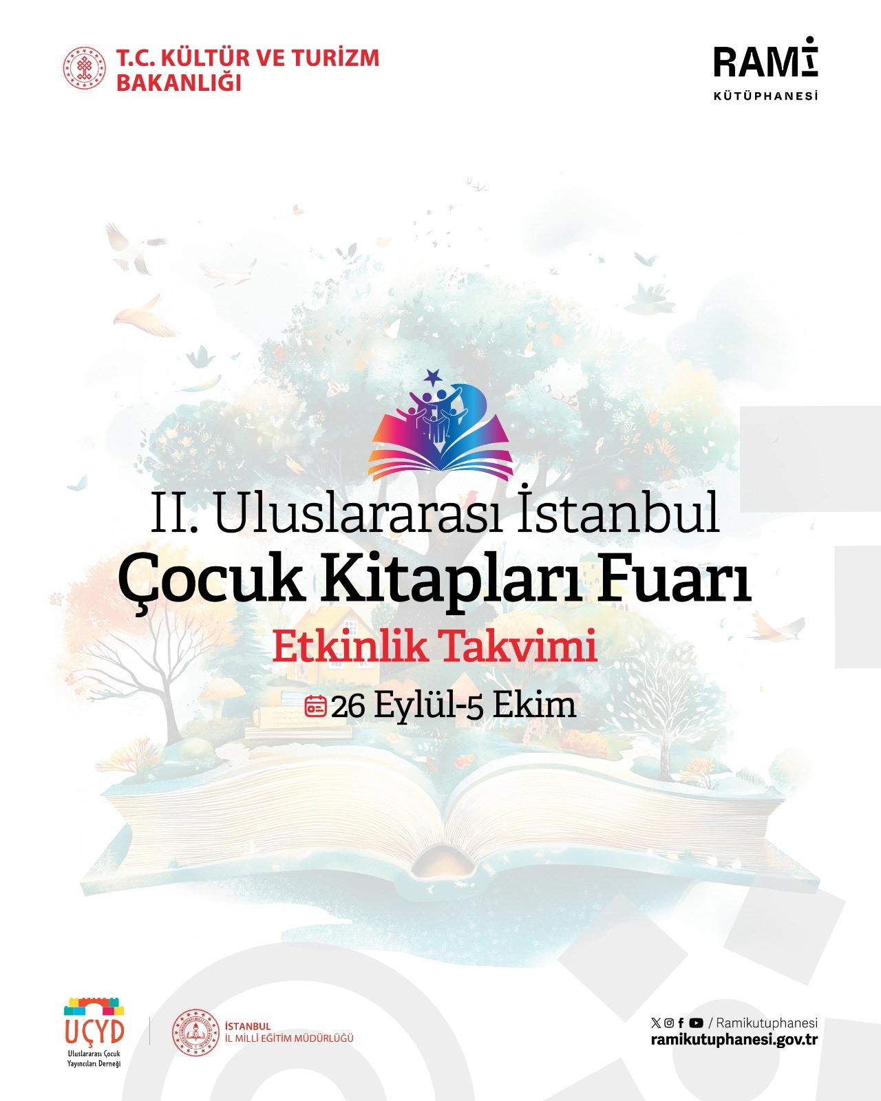 2. Uluslararası İstanbul Çocuk Kitapları Fuarı”na ait afiş. 