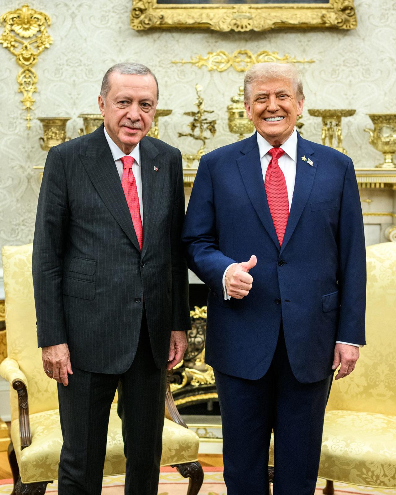 Cumhurbaşkanı Recep Tayyip Erdoğan, ABD Başkanı Donald Trump