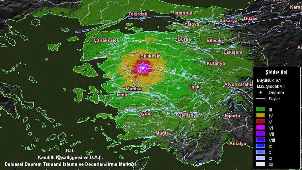 Balıkesir Sındırgı depremi.