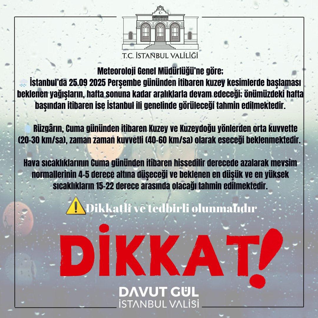 İstanbul Valiliği tarafından yapılan açıklama