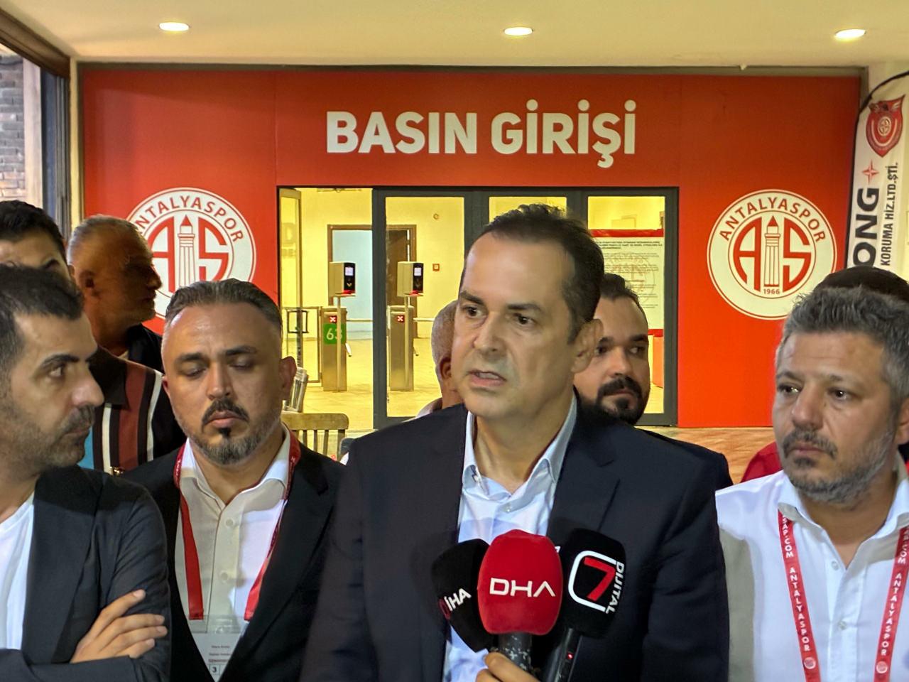 Antalyaspor başkanı Rıza Perçin