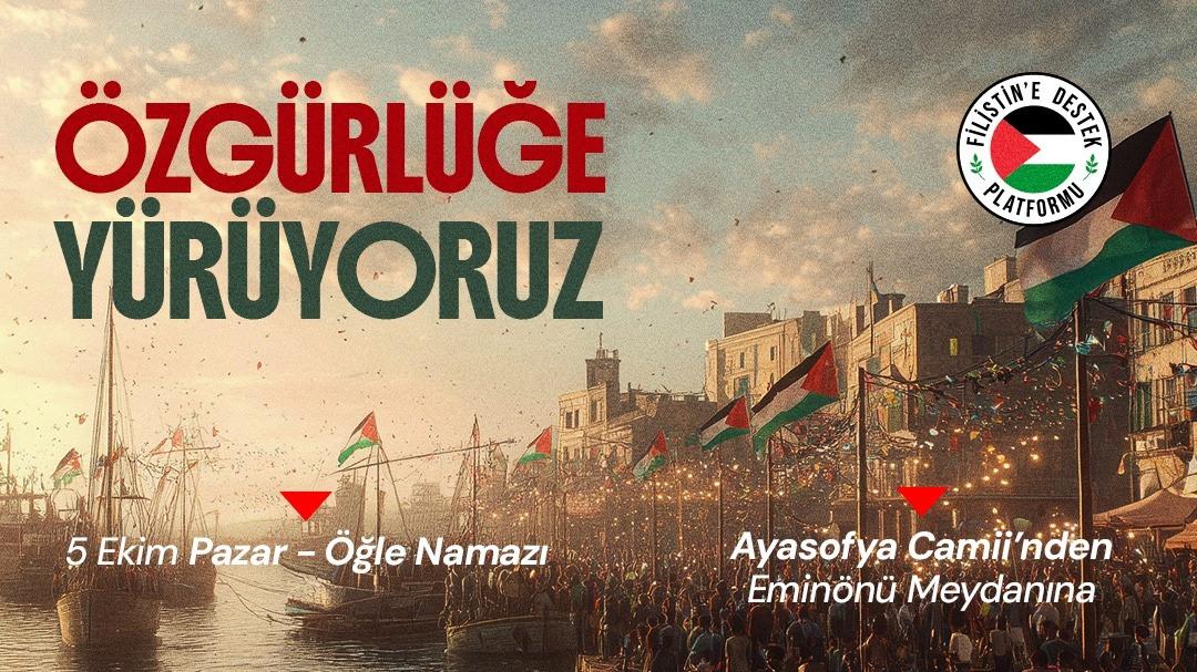 Yürüyüşün tanıtım afişi
