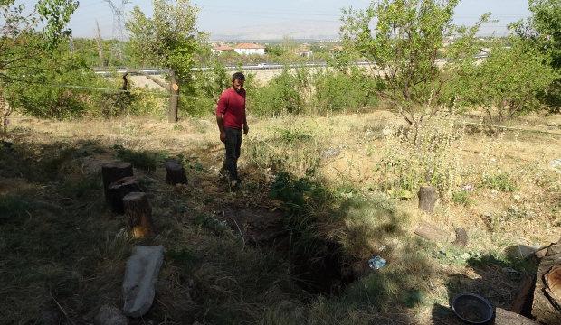 Malatya'da korkutan görüntü: 6 metre derinliğinde! 