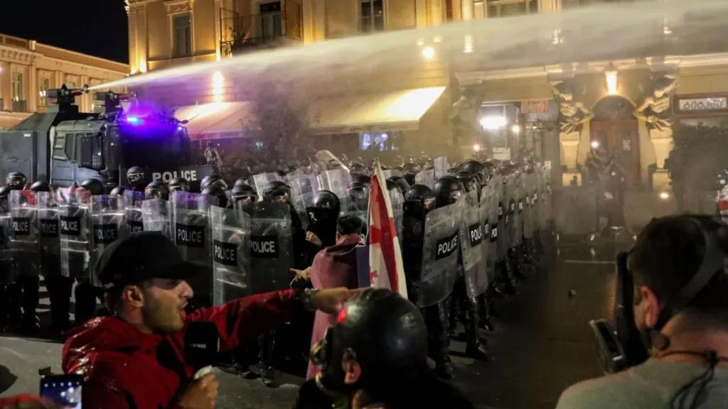 Gürcistan, seçim, protesto