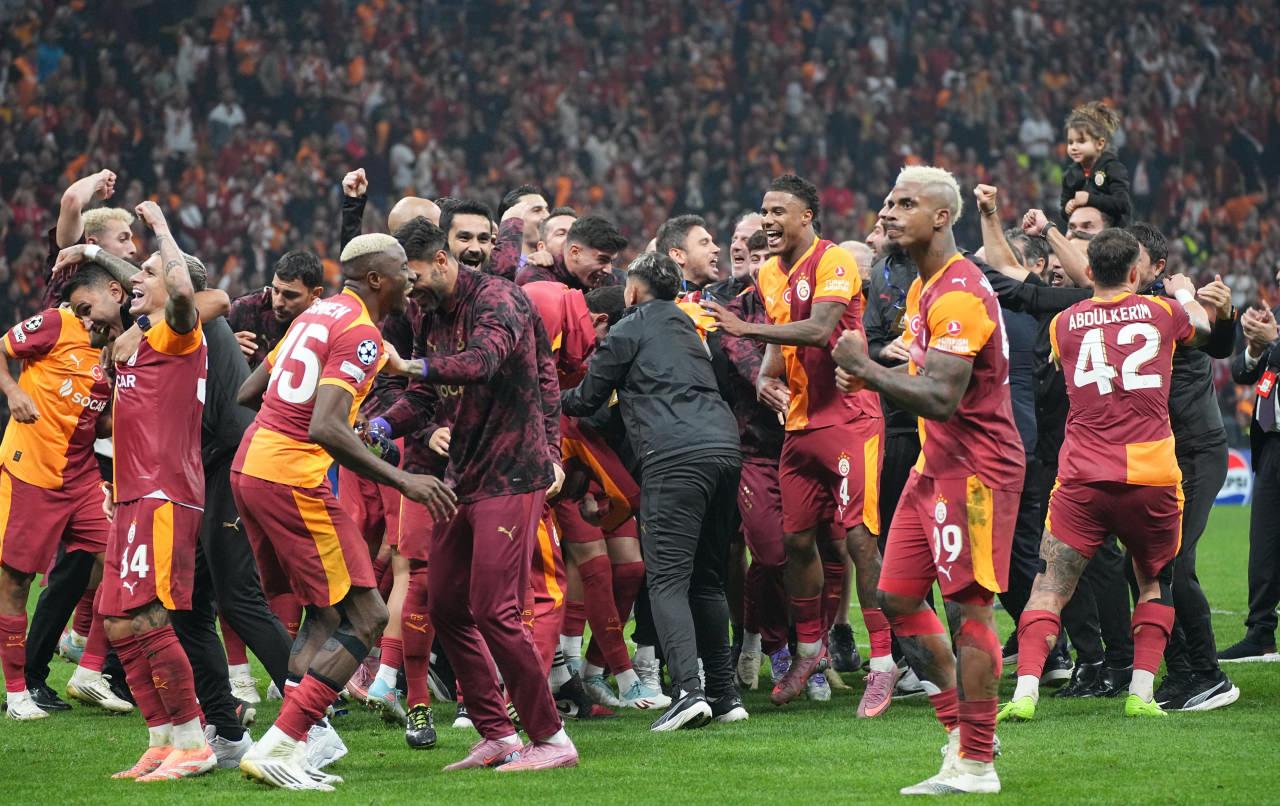 Galatasaraylı futbolcuların galibiyet sevinci, 30 Eylül 2025