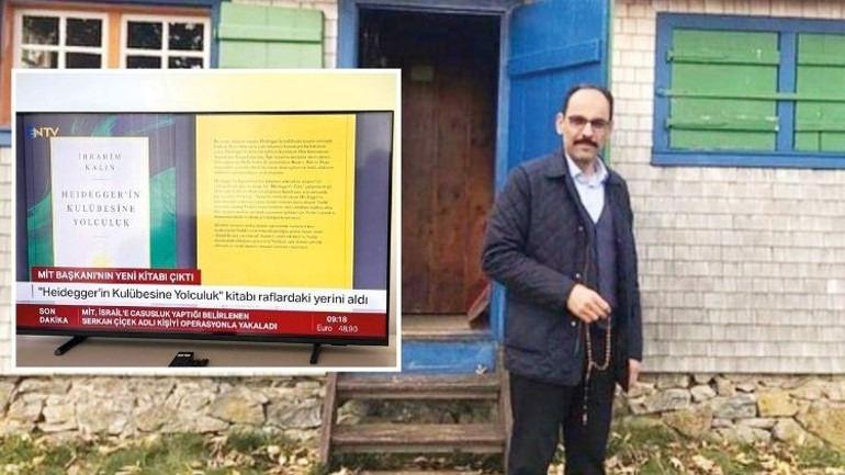 İbrahim Kalın'ın, 2019'da Almanya'nın Todtnauberg köyündeki Alman filozof Martin Heidegger'in kulübesini ziyaret ettiğine dair görüntü.
