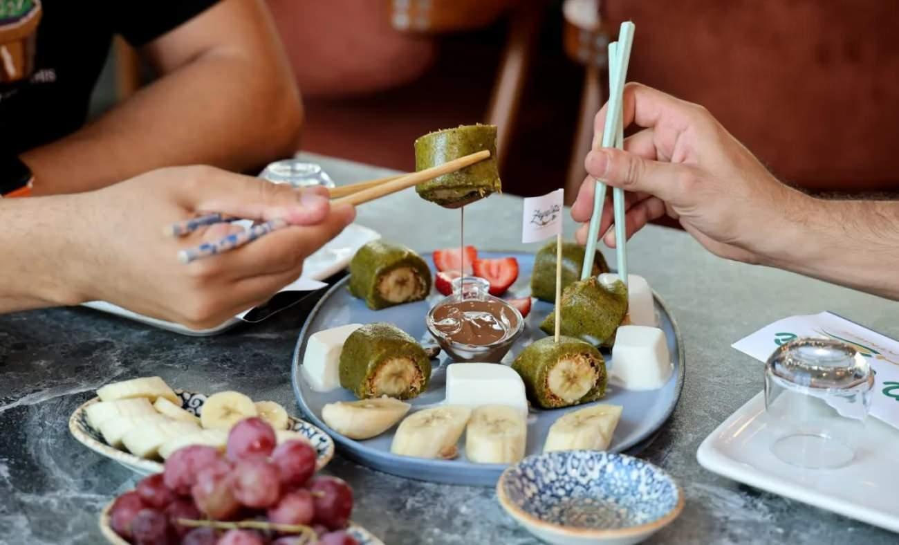 Uzak Doğu'dan esinlendi, şimdi taleplere yetişemiyor! Sushi kadayıf viral oldu
