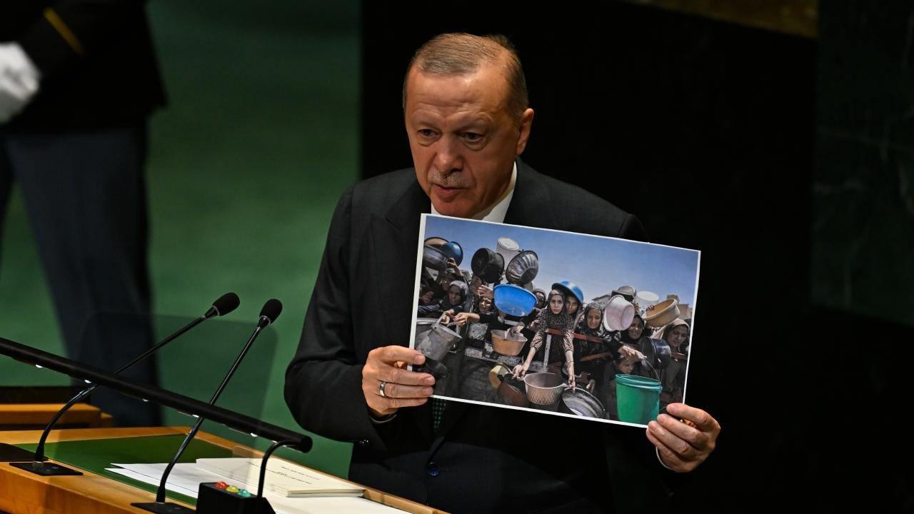 Cumhurbaşkanı Erdoğan, BM konuşmasında birçok kez Gazze için ateşkes çağrısı yapmıştı. 
