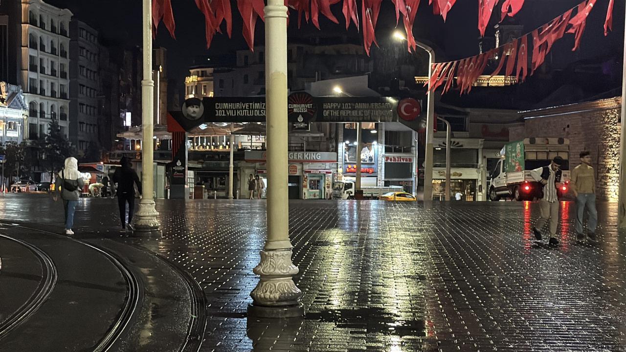 İstanbul'da sağanak yağış.