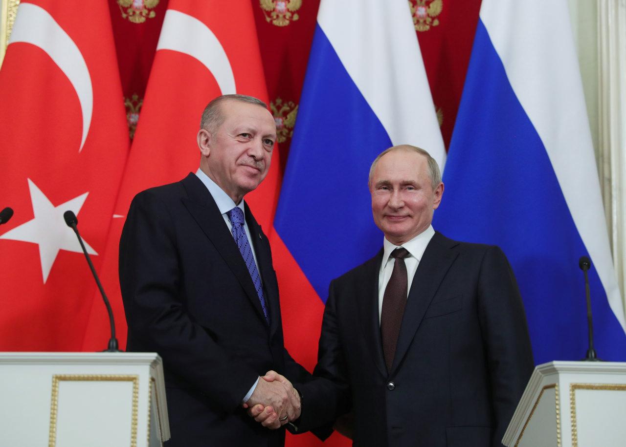 Cumhurbaşkanı Erdoğan-Rusya Devlet Başkanı Putin