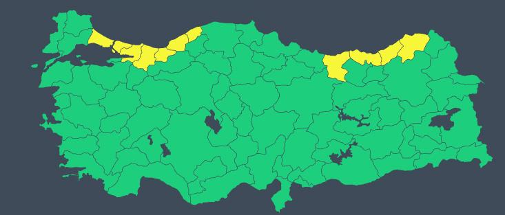 Sarı kodlu uyarı